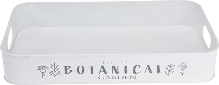 Elegantní zahradní motiv v bílé a šedé