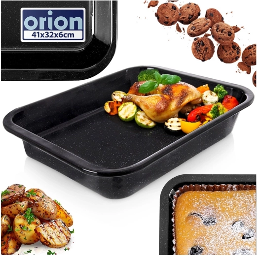 Vysoké okraje pro bezpečné pečení