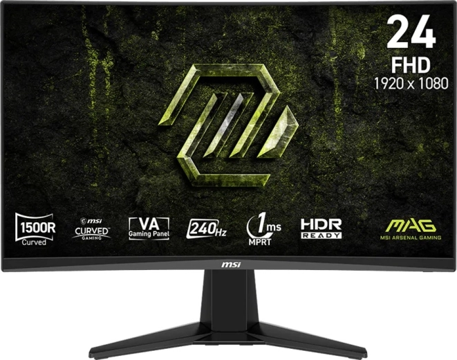 MSI MAG 245C X24 zakřivený herní monitor 23,6" FHD 240 Hz
