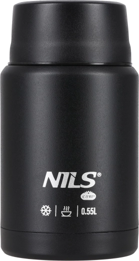 Jídelní termoska NILS Camp NC3807 550 ml – Černá