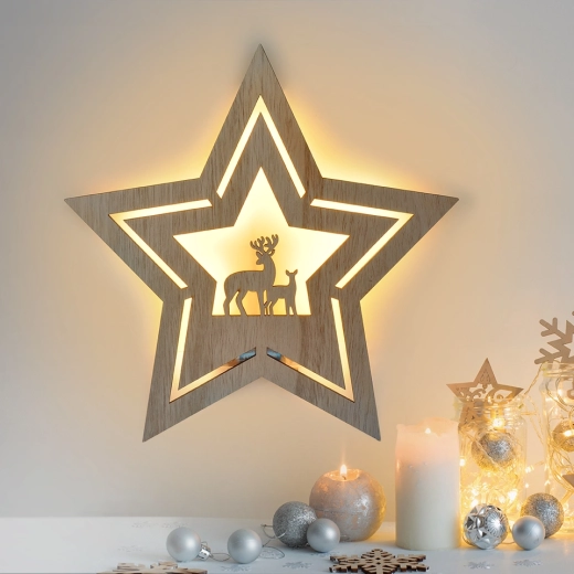 24 LED s teplým bílým světlem