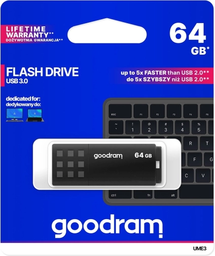 usb flash disk goodram ume3 64 gb usb 3.0 černý