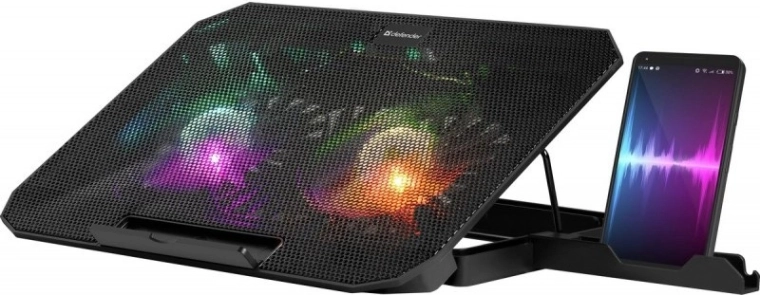 Chladicí podložka pod notebook NS-510 s RGB podsvícením, 15,6″