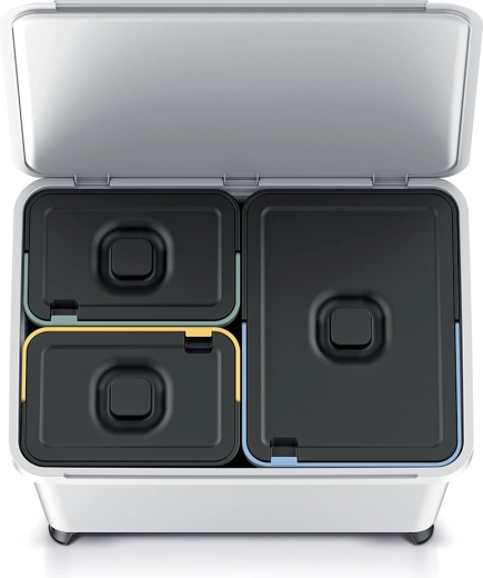 Tři vyjímatelné nádoby s barevným značením