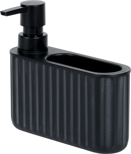 Stylová matná černá s ryhováním