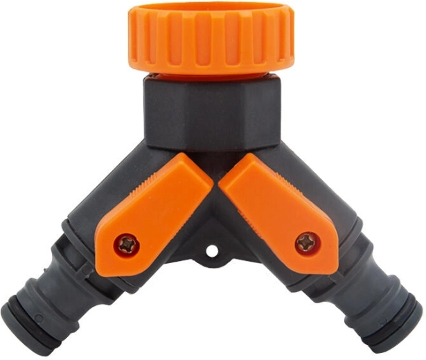 Adaptér na kohoutek – 2cestný rozdělovač pro hadice 3/4" a 1"