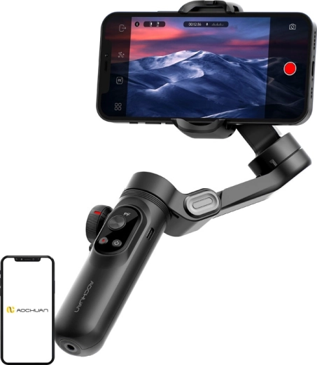 Aochuan Smart X Pro standard – 3osý stabilizátor na telefon (černý)
