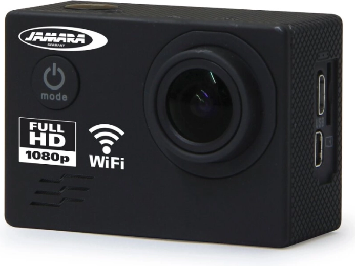 JAMARA Camara full hd pro wifi v2 akční kamera černá
