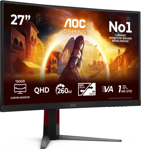 260 Hz a 1 ms pro extrémně plynulý herní výkon