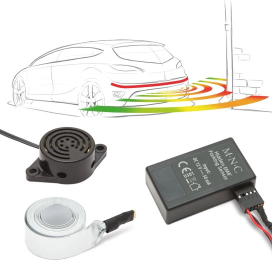 Skrytý elektromagnetický parkovací senzor s pásem 220 cm