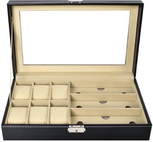 Prosklené víko pro přehled a elegantní vystavení