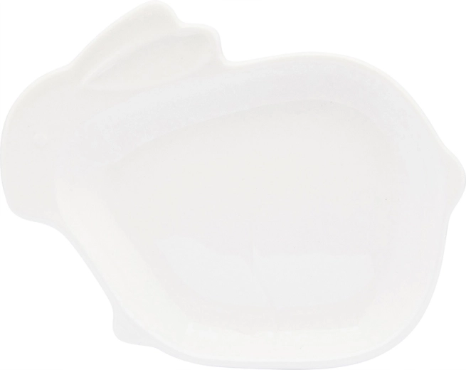 Porcelánová miska Zajíček krémová 13,5 × 10,5 cm