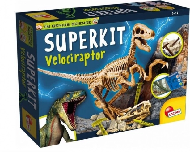 Vzdělávací sada I'm Genius Superkit Velociraptor