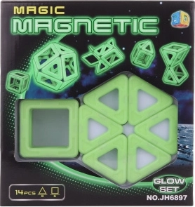 Magická magnetická stavebnice Svítící Sada