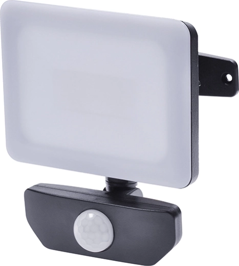 Solight LED reflektor Quick s pohybovým senzorem 10 W, 850 lm, 4000 K, IP44, černý