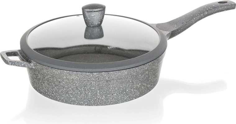 Skleněná poklice s bezpečným knobem