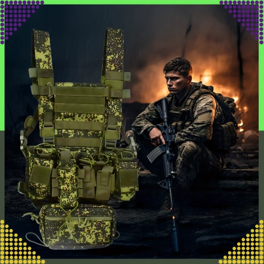 Lehká a odolná konstrukce s laser-cut MOLLE
