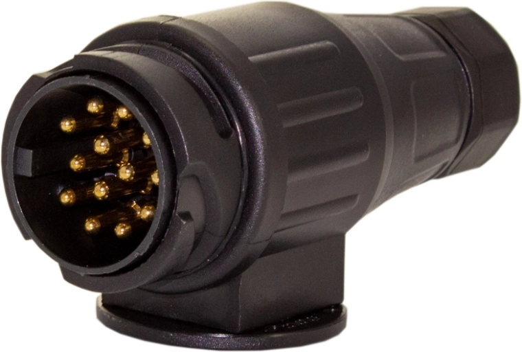 13pólová zástrčka konektoru přívěsu 12 V