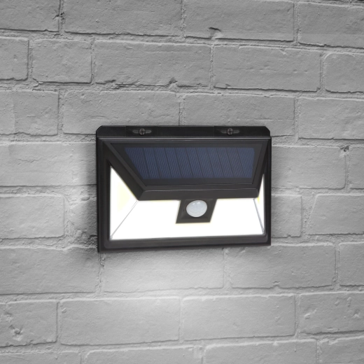 Solární LED reflektor s pohybovým senzorem a 3 COB LED