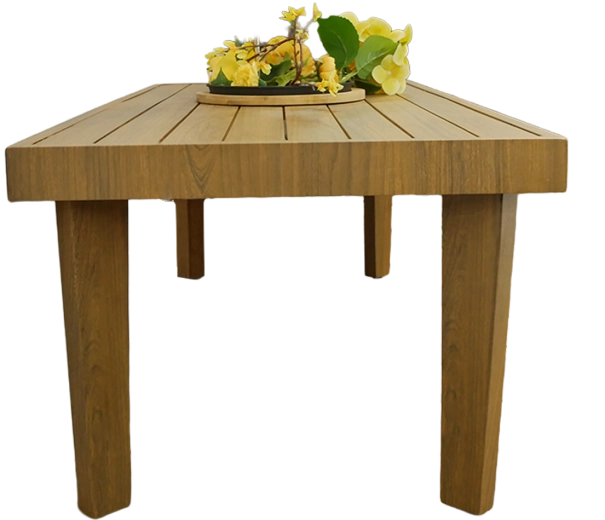 Praktický lamelový stolek pro snadnou údržbu