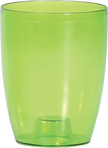 Květináč Coubi Orchid 16 cm transparentně zelený