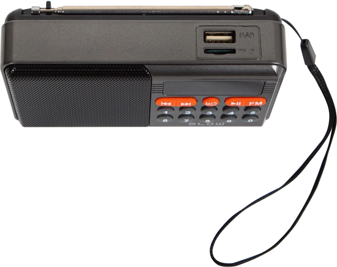 Čistý příjem FM díky teleskopické anténě