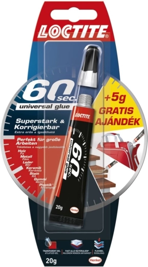Loctite 60 sekund univerzální lepidlo 15 + 5 g