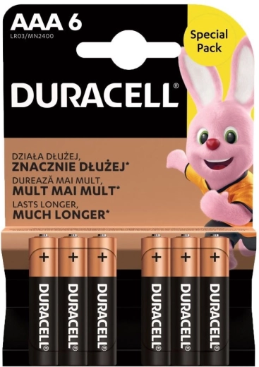 Baterie AAA/LR3 v blistru 6 kusů