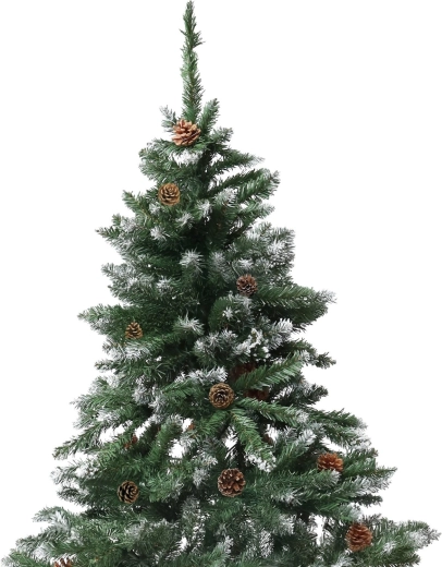 Přírodní kmen a šišky pro realistický dojem