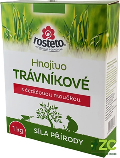 Hnojivo na trávník s čedičovou moučkou ROSTETO 1 kg