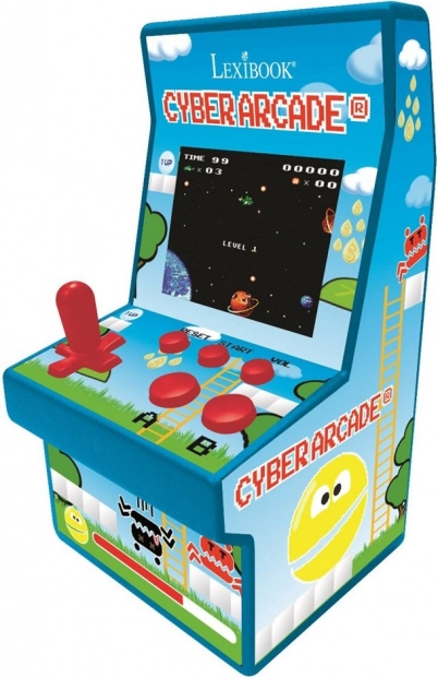 Mini arkádová konzole LEXIBOOK Cyber Arcade 2,8" – 200 her
