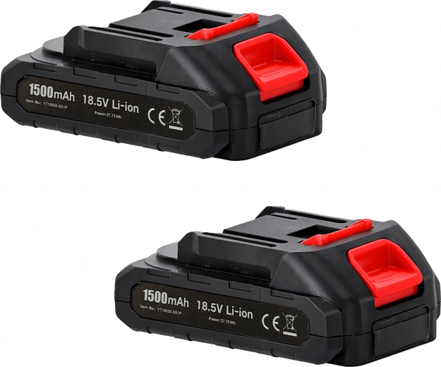 Dvě baterie pro delší provoz