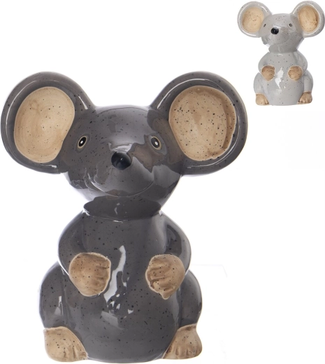 Porcelánová dekorace myš (2 varianty)