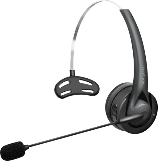 LogiLink bezdrátová náhlavní mono sluchátka s mikrofonem Bluetooth