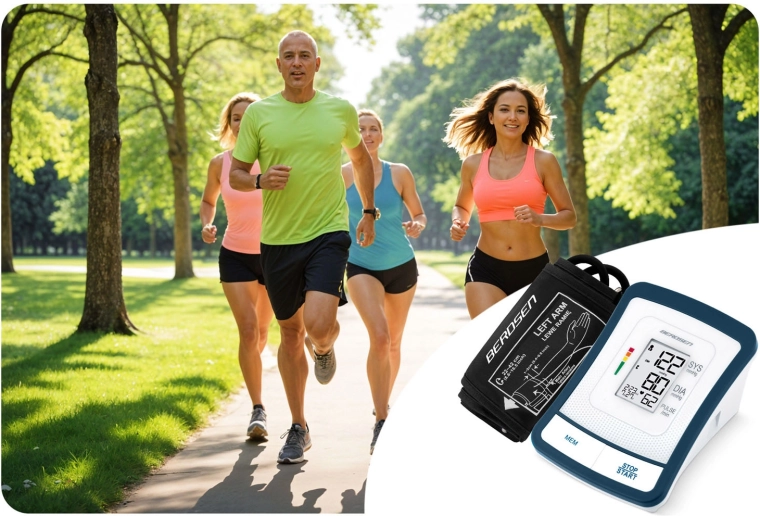 Paměť až 120 měření pro 2 uživatele