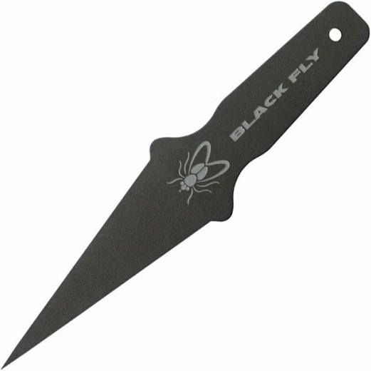 Malý vrhací nůž Cold Steel Black Fly, uhlíková ocel, černý