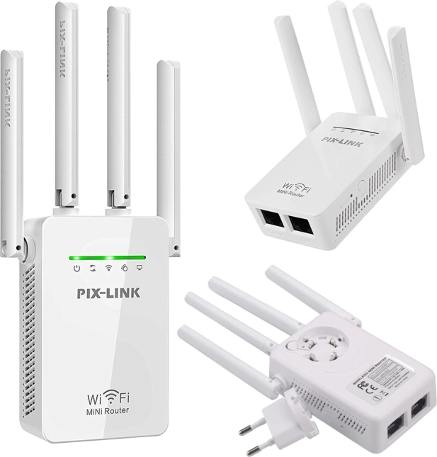 Výkonný WiFi rozšiřovač signálu 300Mbps WPS