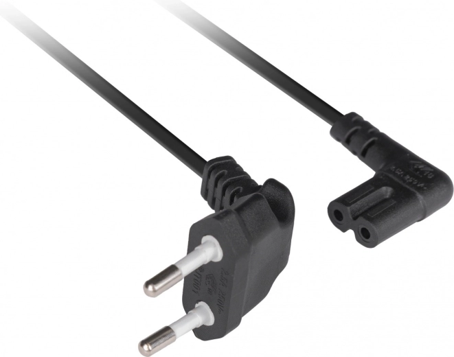 Úhlový konektor IEC C7 pro těsná místa