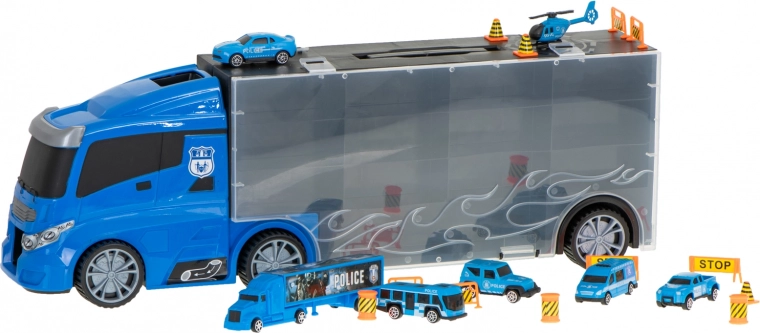 Kompletní policejní sada s vrtulníkem