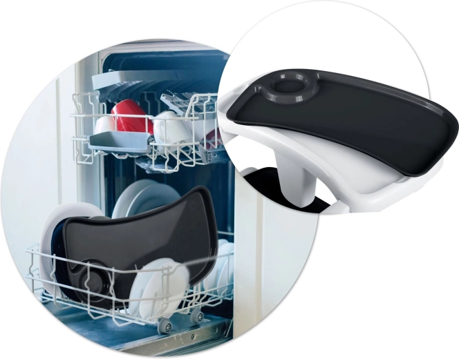 Snadné čištění: odnímatelná tác a vložka do myčky