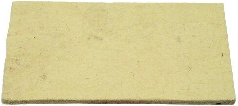 Náhradní bílá plsť 250 × 130 × 10 mm