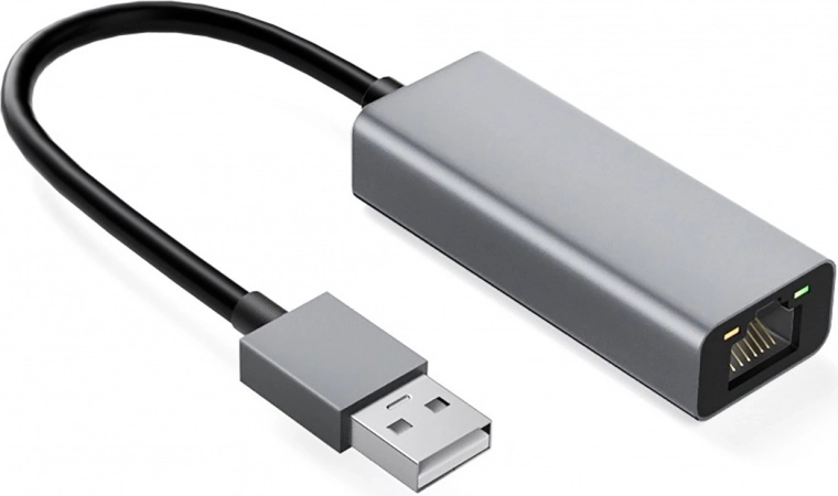 Hliníkový adaptér USB-C na RJ45 10/100/1000 Mbps