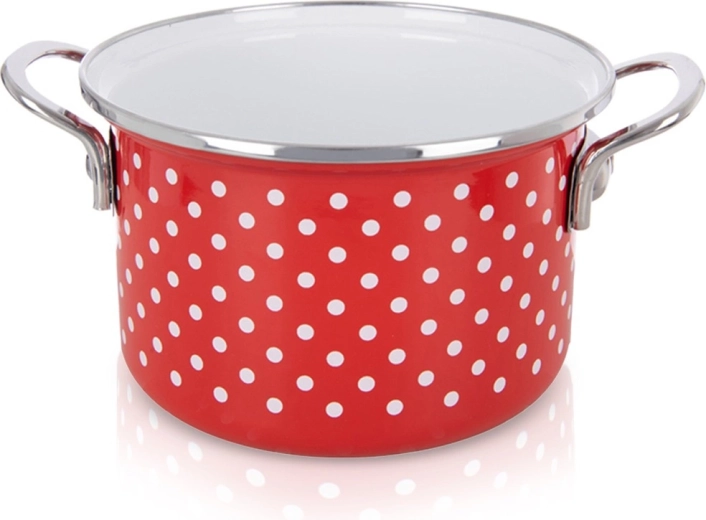 Smaltovaný hrnec Tečka 18 cm, 2 l