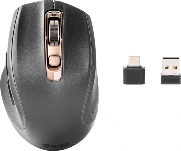 Připojení ke 3 zařízením: Bluetooth + USB‑A/USB‑C 2,4 GHz