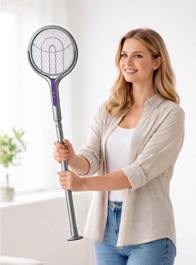 Teleskopická tyč s dosahem až 106 cm