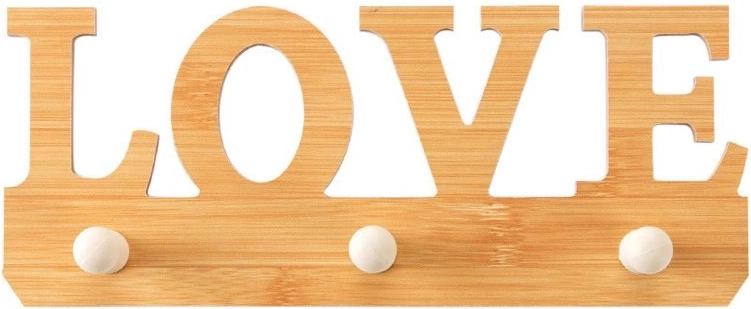 Dekorativní nápis LOVE, který zkrášlí interiér