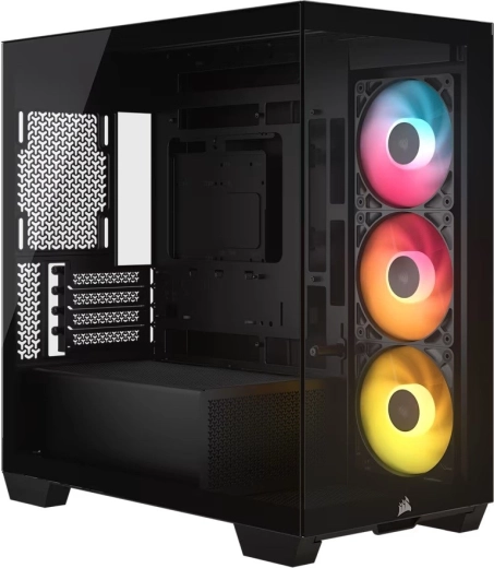 Počítačová skříň CORSAIR 2800X RS-R ARGB mATX panoramatická černá