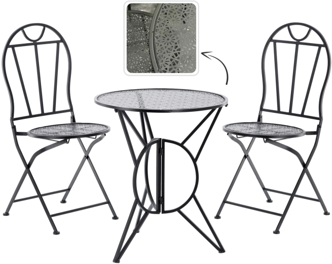 Kompletní bistro set pro 2 osoby