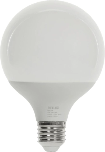 Retlux LED žárovka G95 E27 15 W teplá bílá