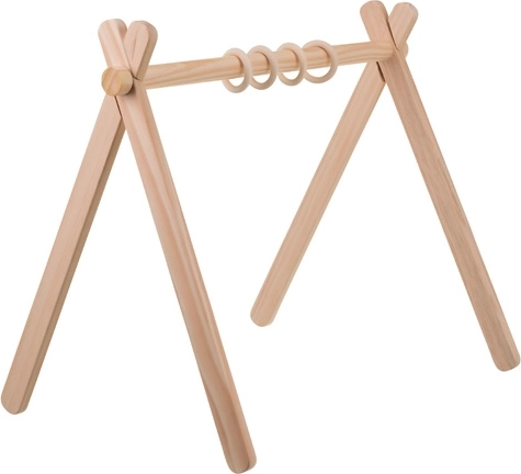 Dřevěný stojan baby gym pro miminka Kruzzel 0+ 64 × 43 × 52 cm